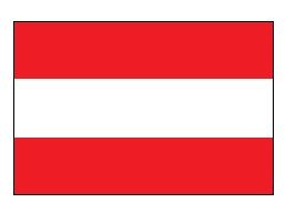 Flagge Österreich 80 x 120 cm