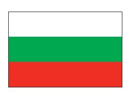 Flagge Bulgarien 80 x 120 cm